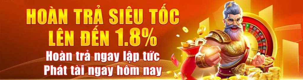 Hình ảnh Nổ Hũ FCB8 rực rỡ với biểu tượng tiền vàng và máy quay hũ